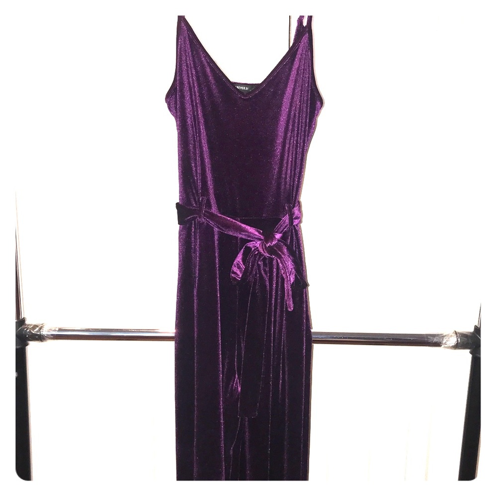 Velvet jumpsuit